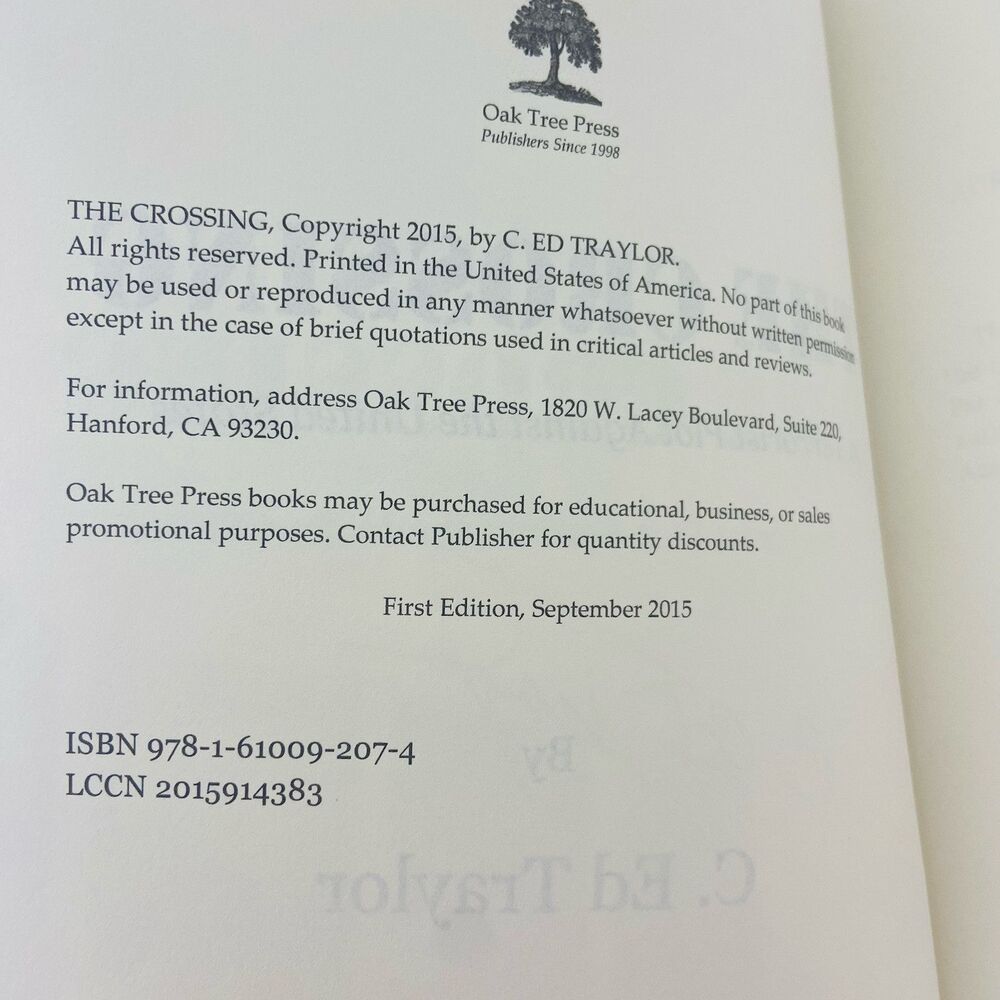 The Crossing by C. Ed Traylor (SIGNED) (Trade Paperback) - Picture 9 of 11